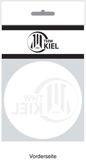 Aufkleber THW Kiel Logo innenklebend schwarz - Image 3