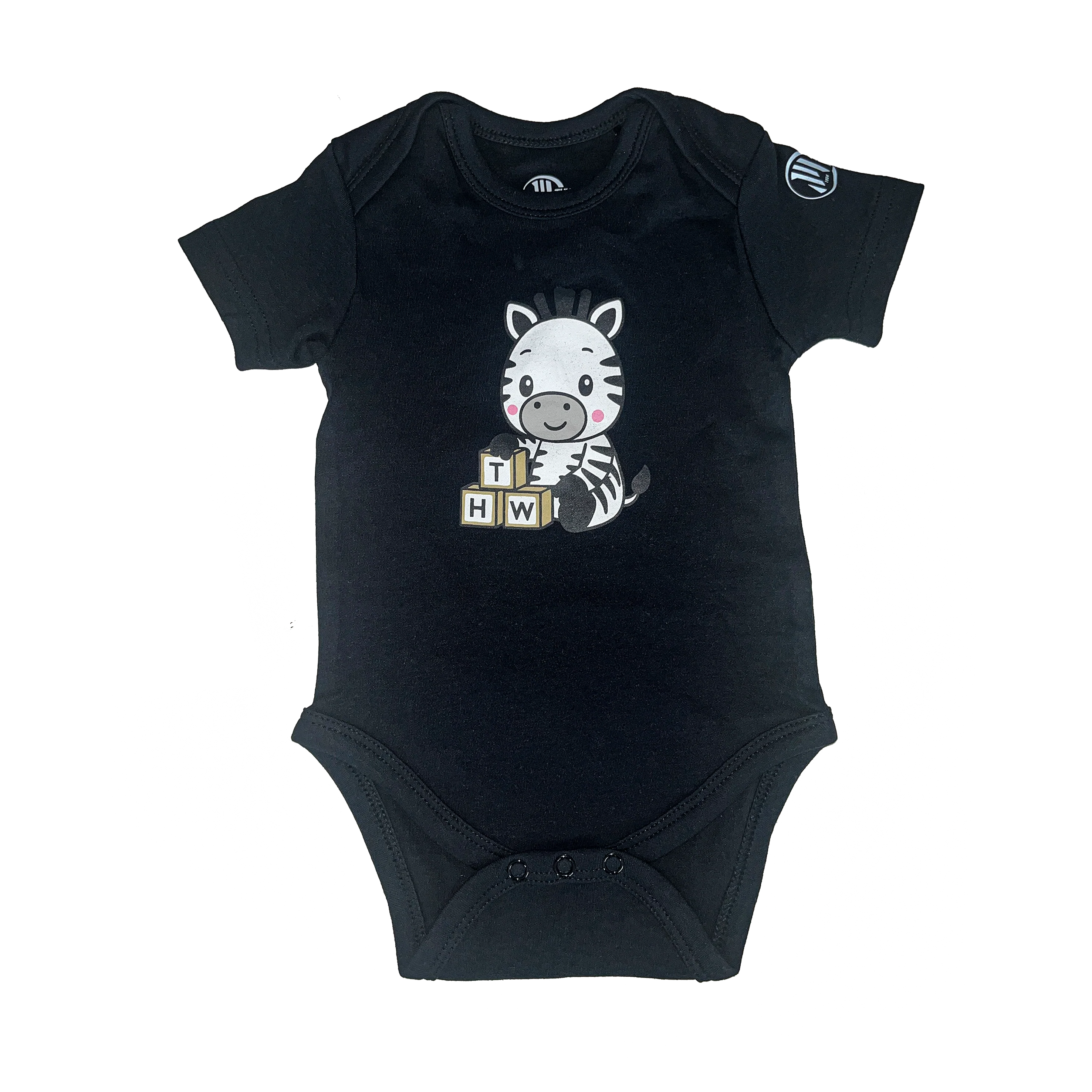 Baby Body "Zebra mit Bauklötzen"