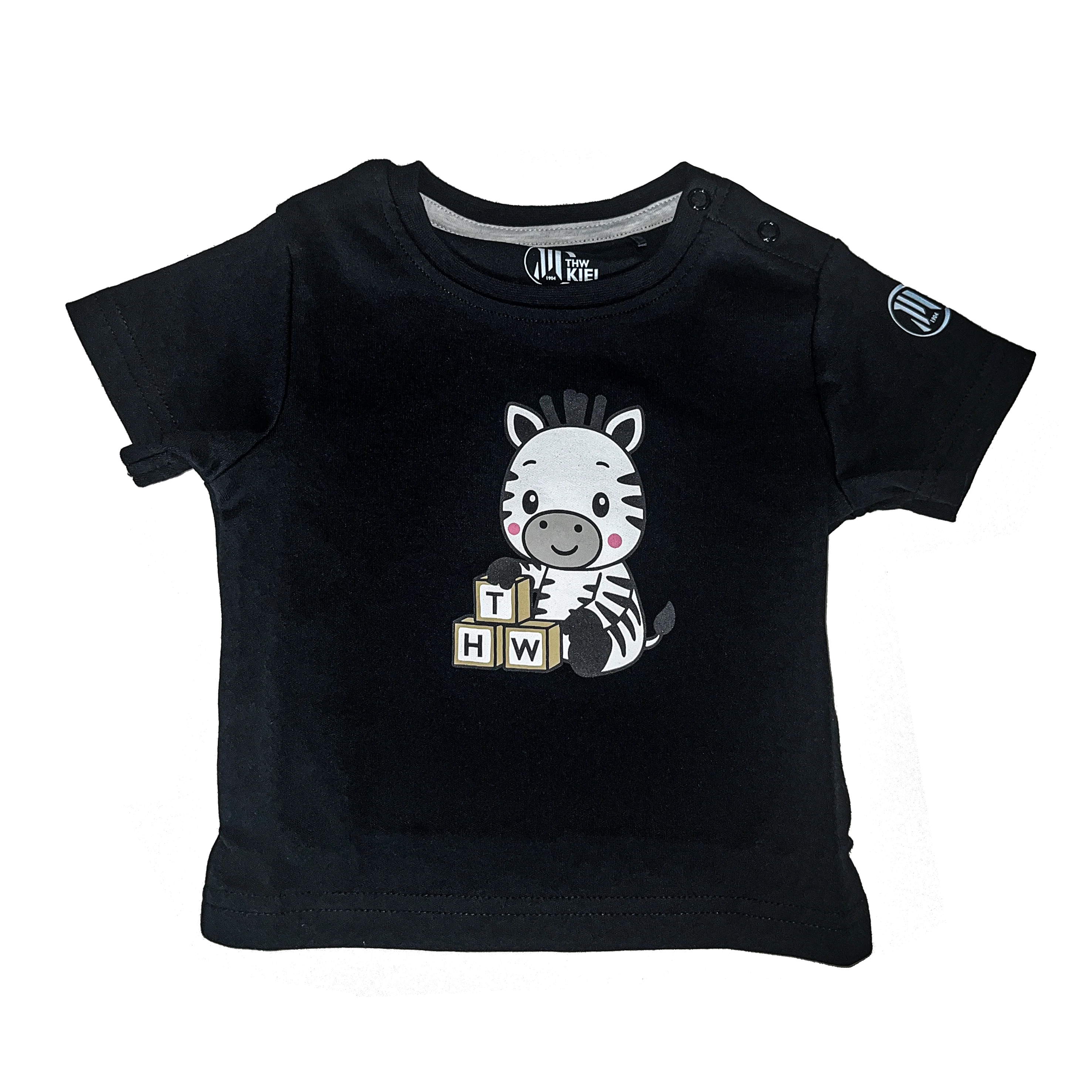 Baby T-Shirt "Zebra mit Bauklötzen"