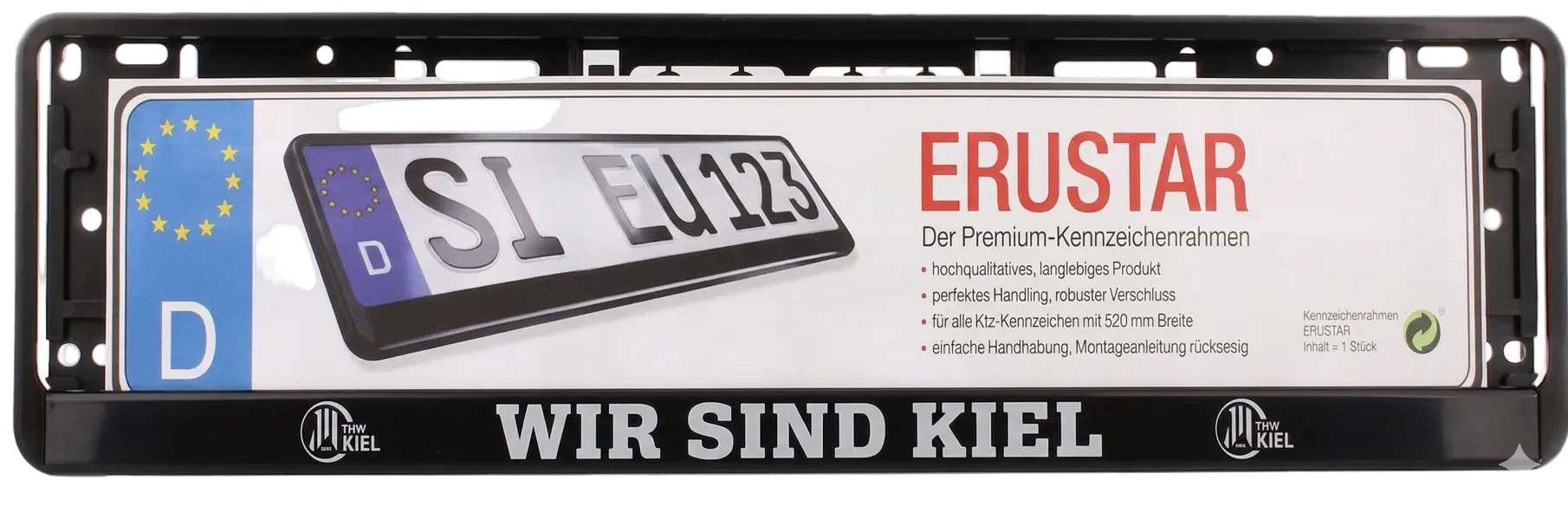 Kennzeichenverstärker "WIR SIND KIEL"