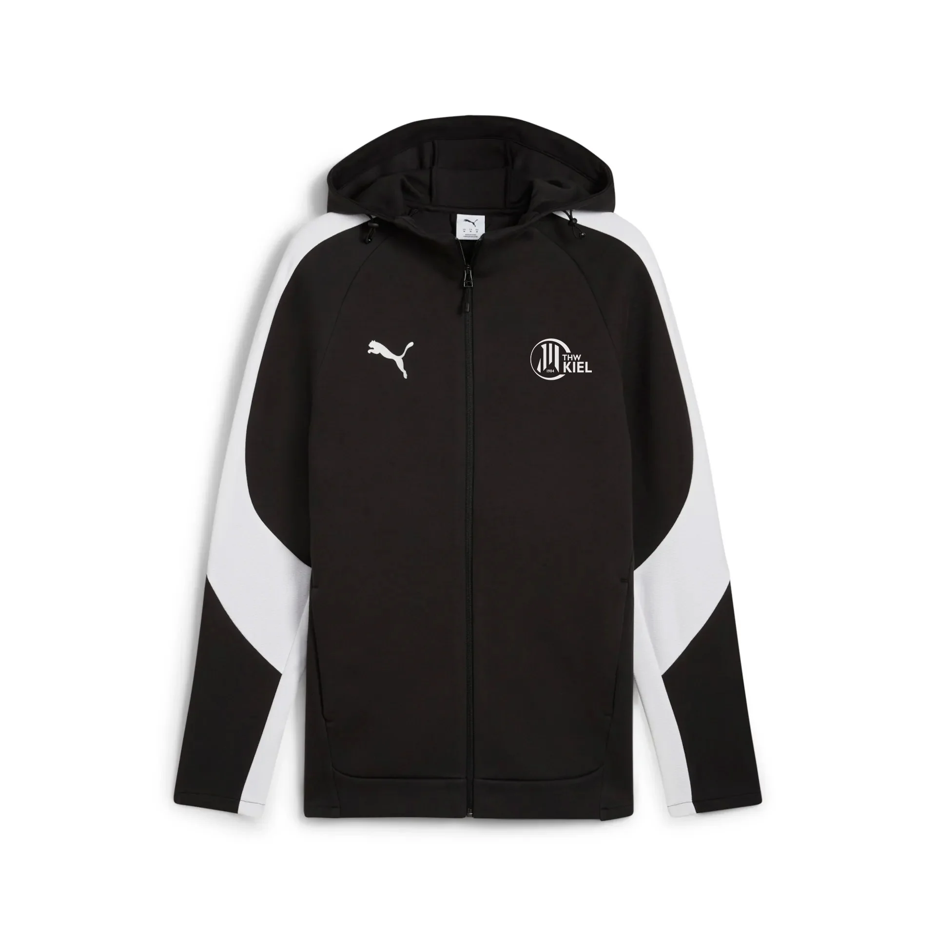 teamEVOSTRIPE Hooded Jacket PUMA Black