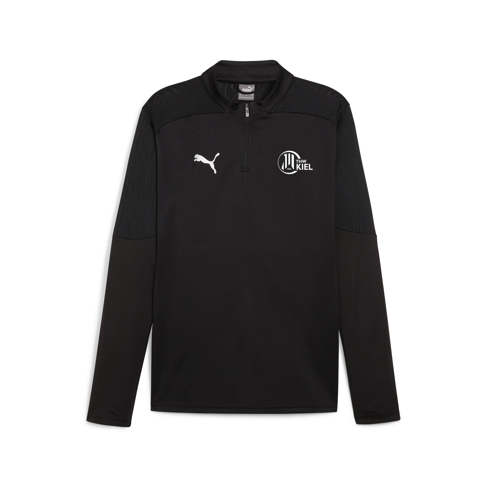 teamFINAL Training 1/4 Zip Top Black