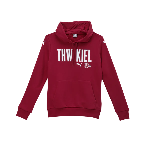 THW Kiel Graphic Hoodie Wmn Dark Cherry