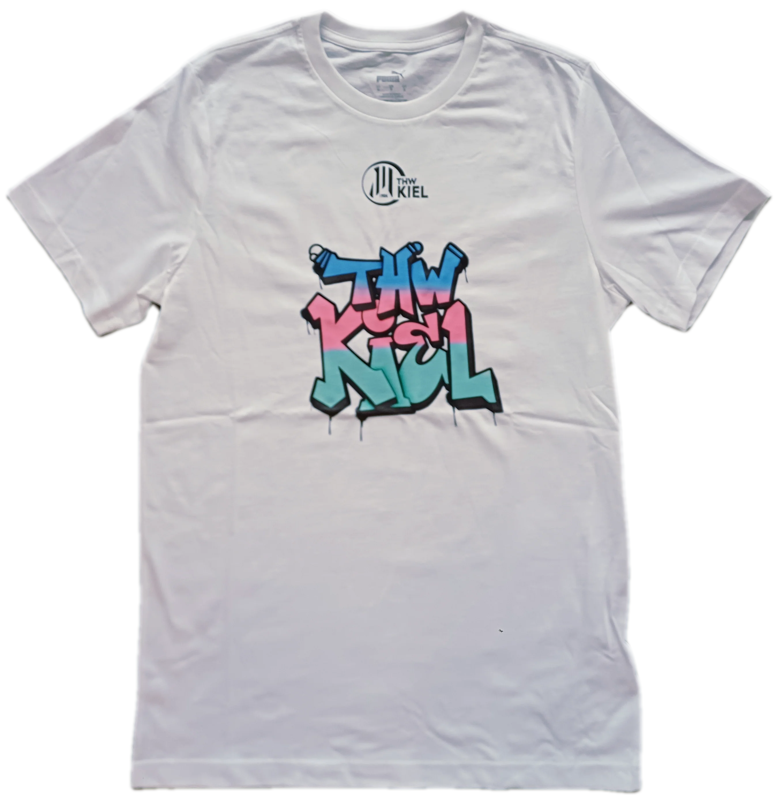 THW Kiel Tee Graffiti PUMA White